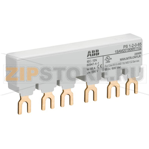 Разводка шинная, трехфазная, Iu=65 А, PS1-2-0-65 ABB 1SAM201906R1102 