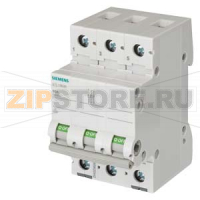 ВЫКЛЮЧАТЕЛЬ НАГРУЗКИ 100A 3-ПОЛ. Siemens 5TL1391-0