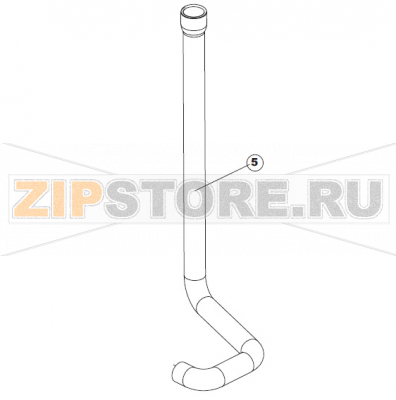 Flow Hose Apach AC800                 Flow Hose Apach AC800Запчасть на сборочном чертеже под номером:1Название запчасти Apach на итальянском языке: Flow Hose Apach AC800