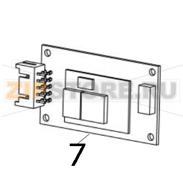 Internal bluetooth module (BT4.2) TSC MB240 Internal bluetooth module (BT4.2) TSC MB240Запчасть на деталировке под номером: 7