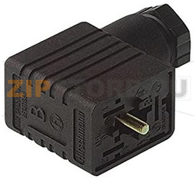 Разъем соленоидный Hirschmann GM 216 NJ BK+GM 207-7 EPDM 