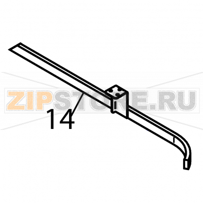 Comple. left trolley guide Fagor VE-202 Comple. left trolley guide Fagor VE-202Запчасть на деталировке под номером: 14Название запчасти Fagor на английском языке: Comple. left trolley guide VE-202.