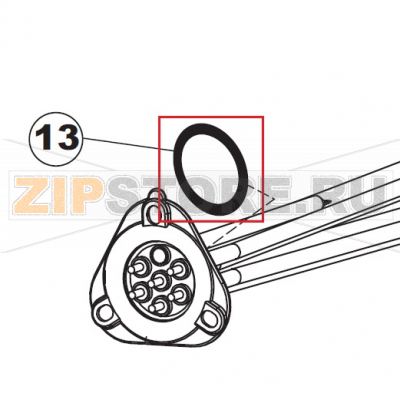 O-ring 48x6,2 Apach AC800                     O-ring 48x6,2 Apach AC800Запчасть на сборочном чертеже под номером:13Название запчасти Apach на итальянском языке: O-ring 48x6,2 Apach AC800