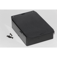 Корпус 121x94x34 мм, материал: пластик, черный, 1 шт Hammond 1591GF2SBK