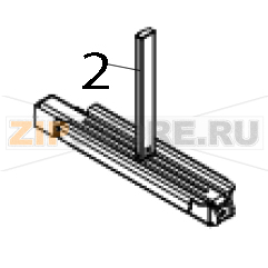 Label spindle assembly TSC TTP-346MT Label spindle assembly TSC TTP-346MTЗапчасть на деталировке под номером: 2