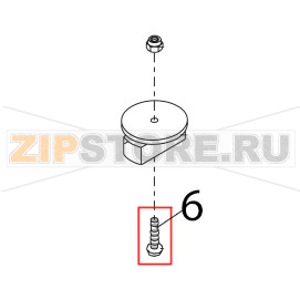 Cylindric screw M6x40 stainles Bear Varimixer AR80 VL-1S Cylindric screw M6x40 stainles Bear Varimixer AR80 VL-1SЗапчасть на деталировке под номером: 6