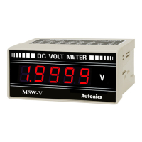 Вольтметр цифровой, 4 разряда Autonics M5W-DV-2