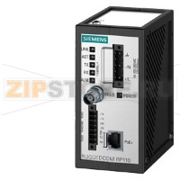 Сериальный сервер с инжектором питания RP110NC  для особых условий эксплуатации, шифрование 56-бит, 1 сериальный порт, 1 медный 100Мбит/с порт с поддержкой питания через Ethernet (PoE). Siemens 6GK6011-0AP1.-....