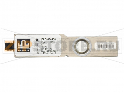 Тензодатчик DLC-4D (500) Масса-К 4D-U Тензометрический датчик DLC-4D(500) для промышленных паллетных весов Масса-К 4D-U (Massa-K 4D-U)Запчасть на сборочном чертеже: весоизмерительный датчик с опорой (4 шт.)