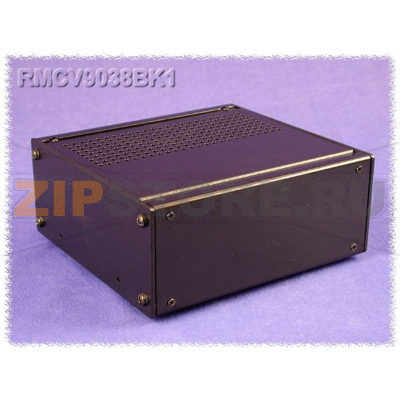 Корпус алюминиевый 216x203x65 мм, черный, 1 шт Hammond RMCV9038BK1 