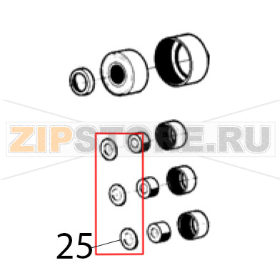 Washer Ugolini MT 3 Washer Ugolini MT 3Запчасть на деталировке под номером: 25