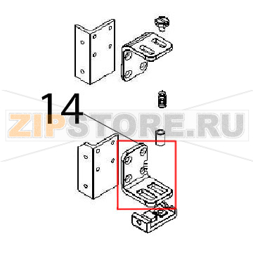 Door bottom hinge Angelo Po FC1011G Door bottom hinge Angelo Po FC1011GЗапчасть на деталировке под номером: 14