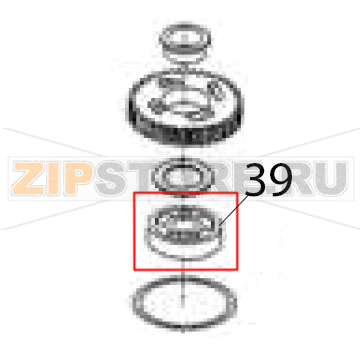 Bearing Hurakan HKN-IP10F Bearing Hurakan HKN-IP10FЗапчасть на деталировке под номером: 39