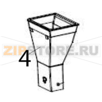 Coffee powder connector Hurakan HKN-ME709