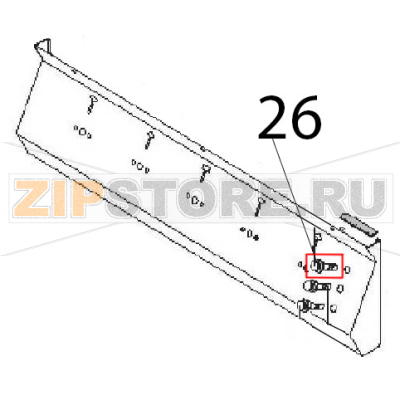 Red light 230 V Angelo Po 1G1PE1E Red light 230 V Angelo Po 1G1PE1EЗапчасть на деталировке под номером: 26