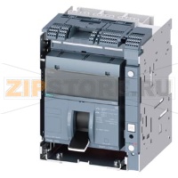 draw-out switch disconnector with handle with guide frame and PSS frame 1600; 4AUX Icu=55kA @ 415V, 3-pole SD100; In=800A without overload protection w/o short-circuit protection rear vertical connection Siemens 3VA2780-5.A31-....