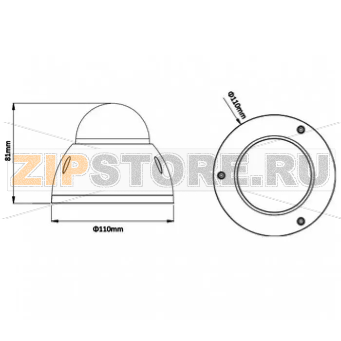 IP-камера Dahua IPC-HDBW1000EP-0360B 