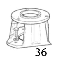 Supporto di alluminio Scotsman AF 206