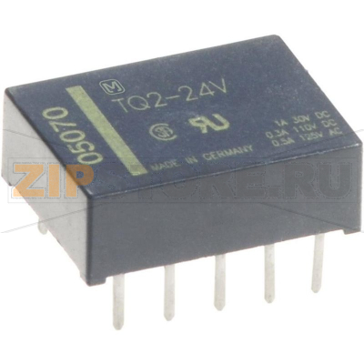 Реле электромагнитное 12 В/DC, 2 А, 1 шт Panasonic TQ2-L2-12V 