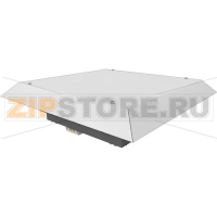 Решетка вентиляционная с фильтром 436x436x430 мм Weidmüller RFF 605 33/230V GY