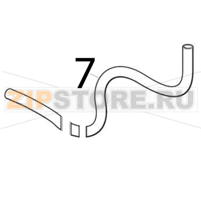 Tubo Scotsman B 21 Tubo Scotsman B 21Запчасть на деталировке под номером: 7