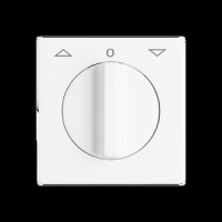 Накладка с поворотной ручкой, белая ABB 2CKA001710A1811