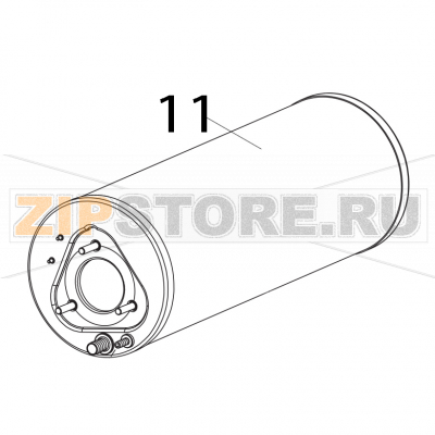 Boiler Elettrobar Fast 160 D Boiler Elettrobar Fast 160 DЗапчасть на деталировке под номером: 11