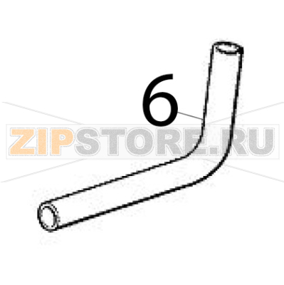 Tubo scarico acqua Scotsman B 40 Tubo scarico acqua Scotsman B 40Запчасть на деталировке под номером: 6
