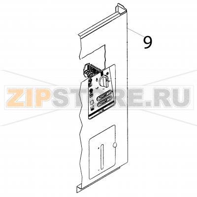 Frontal panel Fagor FI-100 Frontal panel Fagor FI-100Запчасть на деталировке под номером: 9Название запчасти Fagor на английском языке: Frontal panel FI-100.