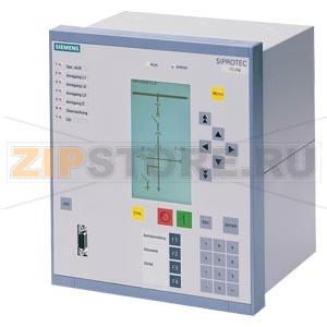 цифр. устр-во автосинхронизации корпус 1/3 19", 6 ДВх, 9 ДВых, 1 к. испр., корп.д.навесн.монт, 2-ярусные клеммы сверху/снизу Siemens 7VE6110-.B...-0... 