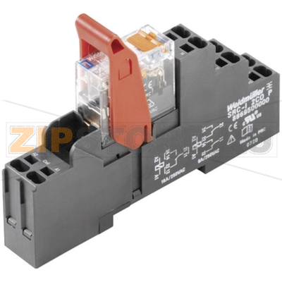 Модуль реле интерфейсный 24 В/DC, 8 А, 1 шт Weidmüller RCIKITP 24VDC 2CO LD 