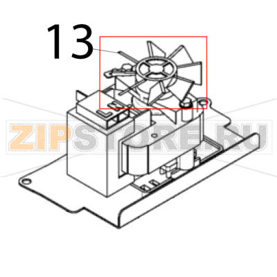 Water pump 230/50/1 Scotsman B 7040 Water pump 230/50/1 Scotsman B 7040Запчасть на деталировке под номером: 13