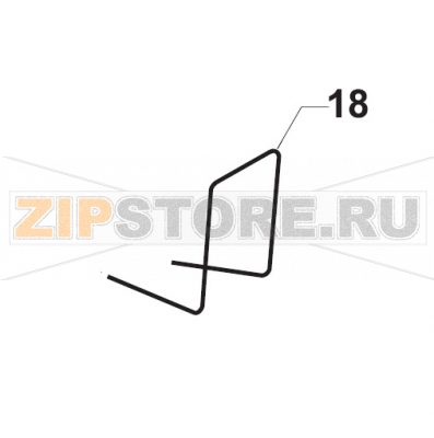 Retaining Spring F/Plate Bear Varimixer RN20 VL-2                     Retaining Spring F/Plate Bear Varimixer RN20 VL-2Запчасть на сборочном чертеже под номером: 18Название запчасти на датском&nbsp;языке: Retaining Spring F/Plate Bear Varimixer RN20 VL-2