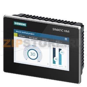 SIMATIC HMI MTP700, Unified Comfort Panel, touch operation, 7&quot; widescreen TFT display, 16 million colors, PROFINET interface, configurable from WinCC Unified Comfort V16, contains open-source software, which is provided free of charge See enclosed Blu-Ray 