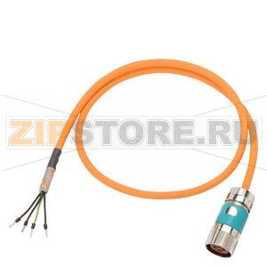 СИЛОВОЙ КАБЕЛЬ С РАЗЪЕМАМИ, 4X1,5 C, БЫСТРОДЕЙСТВУЮЩЕЕ СОЕДИНЕНИЕ, ШТЕКЕР ТИПОРАЗМ. 1,5 ДЛЯ SINAMICS S120 COMBI MOTION-CONNECT 800, ПОВЫШЕННОЙ ГИБКОСТИ, UL/CSA DESINA UL/CSA, DESINA DМАКС. = 9,5 ММ, ДЛИНА (M) = Siemens 6FX8002-5CF14-.... 