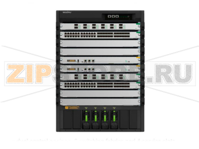 Коммутатор 25.6 Тбит/с, 4 слота питания, 2 слота модуля управления Maipu NSS18500-04 