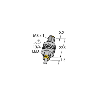 Датчик индуктивный Turck BI2-M08K-VP6X 7M