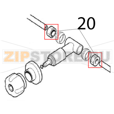 Bicone nut Ø: 10 Angelo Po 0A1CP1E Bicone nut Ø: 10 Angelo Po 0A1CP1EЗапчасть на деталировке под номером: 20