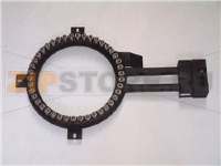 Annular burner with 42 burner heads