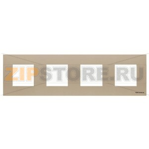 Рамка четырехместная, шампань ABB 2CLA227400N1901 