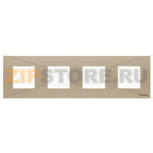 Рамка четырехместная, шампань ABB 2CLA227400N1901 