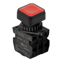 Выключатель кнопочный, Ø отверстия: 22/25 мм Autonics S2PRS-P1R3AM