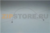 TUBO PTFE ø 2x4 mm - 500 mm CON BOCCOLE