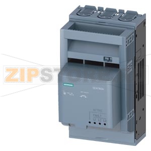 SENTRON, предохр. выключ. разъединитель 3NP1, 3-пол., NH00, 160 A, для установка на монтажную плату, плоская клемма, мониторинг предохр. электронный EFM15, cover level 45mm Siemens 3NP1133-1CA14 