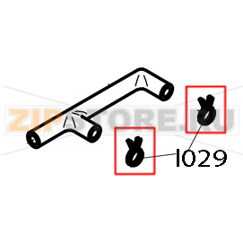 Wire clip 10 mm Convotherm OES 6.10 Wire clip 10 mm Convotherm OES 6.10Запчасть на деталировке под номером: I029