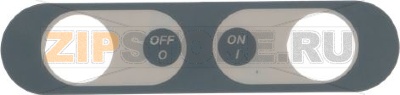 BUTTON PANEL PLATE ON-OFF ADHESIVE 