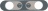 BUTTON PANEL PLATE ON-OFF ADHESIVE