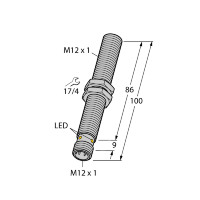 Датчик индуктивный Turck BI4U-M12-VP6X-H1141 L100