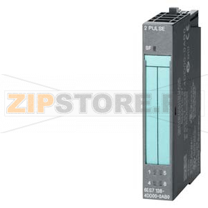 SIMATIC DP, ЭЛЕТРОННЫЙ МОДУЛЬ ДЛЯ ET 200S, 2 PULSE, МОДУЛЬ ИМПУЛЬСНОГО ГЕНЕРАТОРА И ТАЙМЕРА, 15 ММ ШИРИНОЙ, 2Х-КАНАЛЬНЫЙ Siemens 6ES7138-4DD01-0AB0 