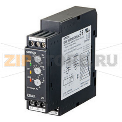 Реле контрольно-измерительное Omron K8AK-VS2 24VAC/DC 